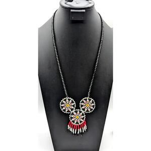 Native American Hand Made Beaded Necklace